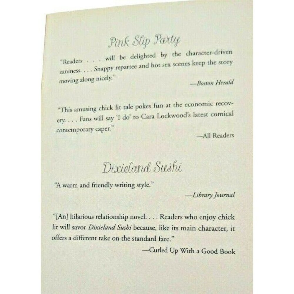 I Did (But I Wouldnt Now) Paperback By Cara Lockwood - Picture 5 of 6